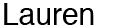 Lauren Cantin Logo